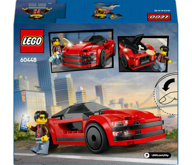 LEGO City 60448 Czerwony samochód sportowy - 1284112 - zdjęcie 10